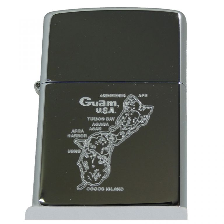 Accendino Zippo Modello Guam Map