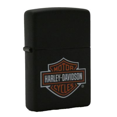 Accendino a benzina zippo, serie Harley Davidson, logo, stampa