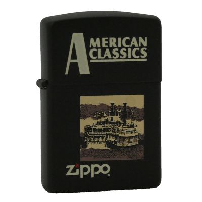 Accendino a benzina zippo, serie American Classics, n°2, stampa