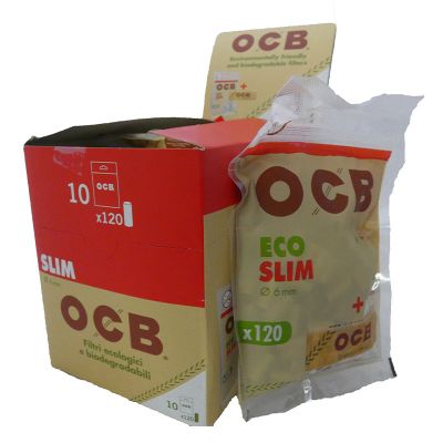 Filtri OCB slim bio con cartina bio corta singola in bag 1x10