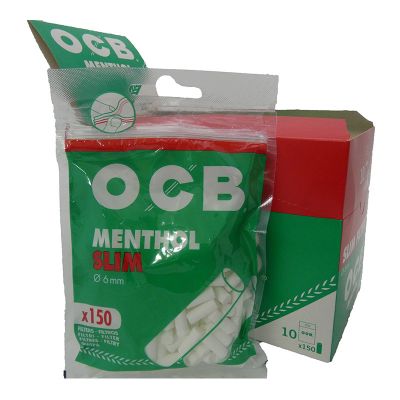 Filtri OCB slim size al mentolo in bag 1x10