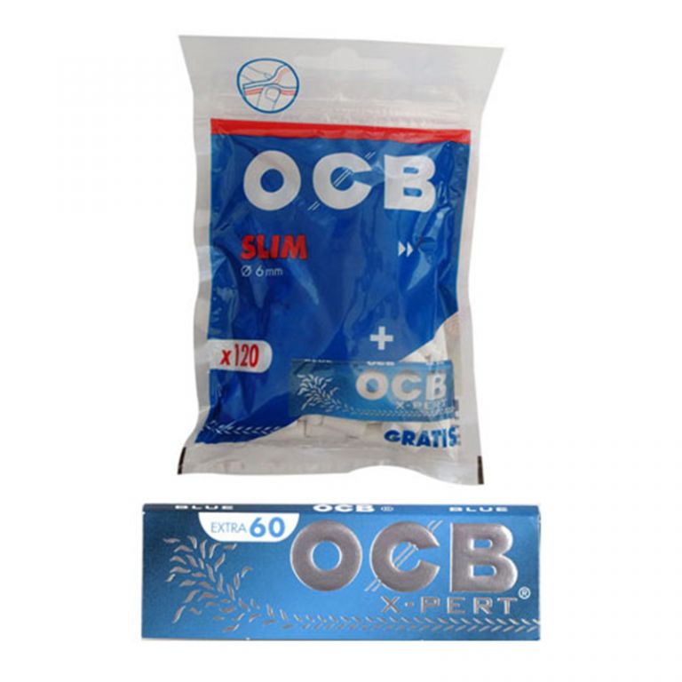 Filtri OCB slim size in bag con cartine corte arancio o blu